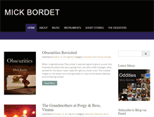 Tablet Screenshot of mickbordet.com